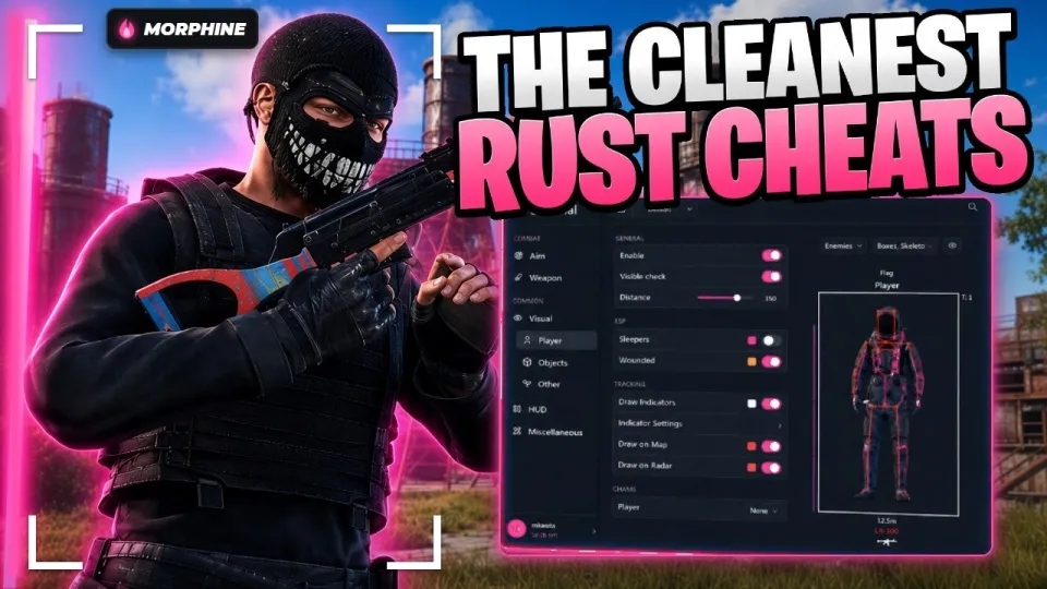 rust cheats, overview of the cleanest and most effective hacks